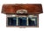 Antique English Mahogany 3 Bottle Box Gentleman's Spirit Decanter Caddy For Sale - Image 13 of 15