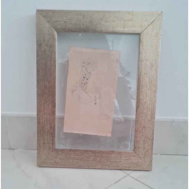 A rare and historically significant original drawing bearing the posthumous "Atelier De Nittis" studio stamp — the mark...