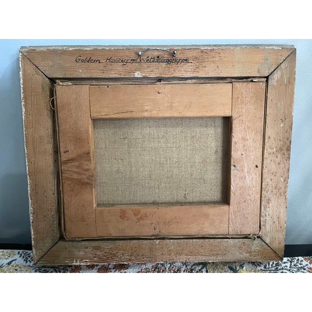 Antique Landscape Oil Painting of Hasliberg Swiss For Sale In Boston - Image 6 of 6