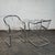 Silver Cantilever Dining Chairs in the style of Gastone Rinaldi, 1980s, Set of 4 For Sale - Image 8 of 12