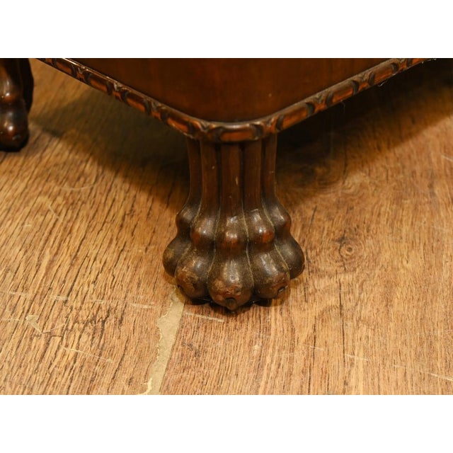 Glass Chippendale Glazed Mahogany Bookcase, 1910s For Sale - Image 7 of 12