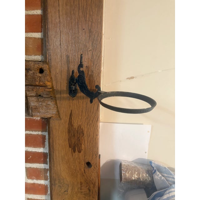 Antique Wall Bracket Oil Lamp 1800's For Sale In Philadelphia - Image 6 of 9