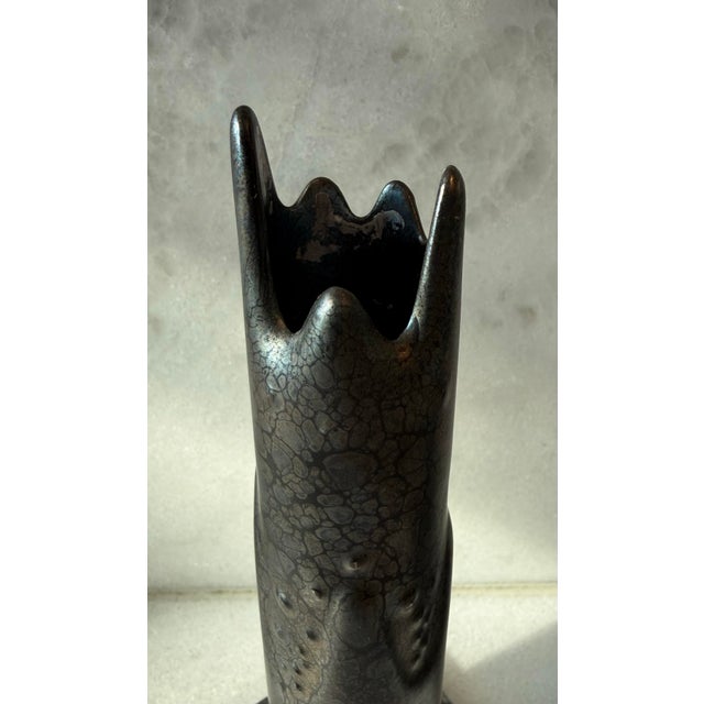 Pair of PartyLite "Metropolis" Ceramic Candle Holders For Sale In Austin - Image 6 of 12
