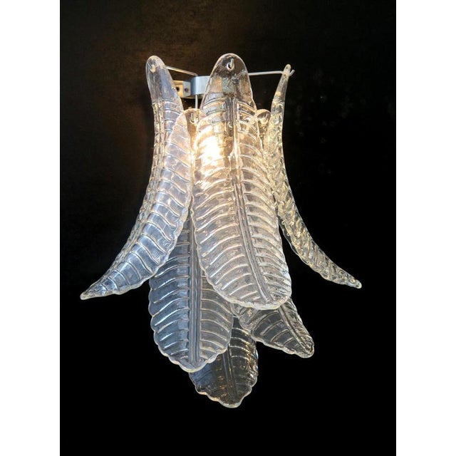 Mid-Century Modern Mid-Century Italian Murano Glass Sconces, 1990s, Set of 4 For Sale - Image 3 of 7