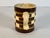 Antique Child's Mochaware Mug: Checkerboard Yellowware, Austrian 19th Century For Sale - Image 4 of 10