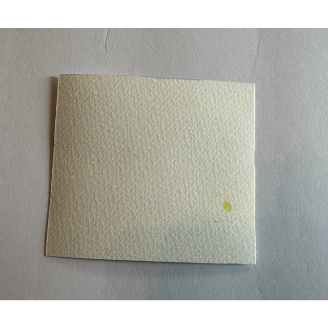 Traditional Original Watercolor Landscape Miniature “Train Through the Meadows” For Sale - Image 3 of 3