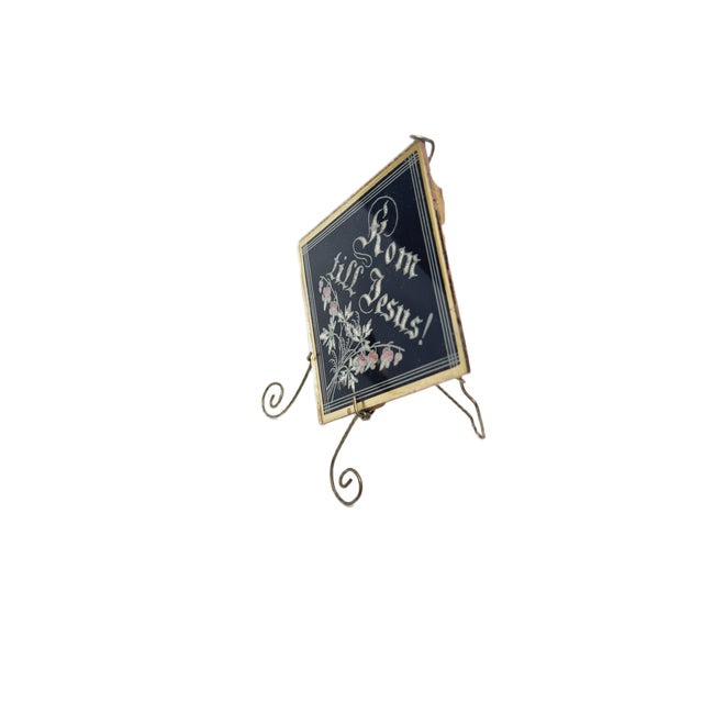 Art Nouveau Minimalist Swedish Bronze Classicist Frame, 1890s For Sale - Image 5 of 8