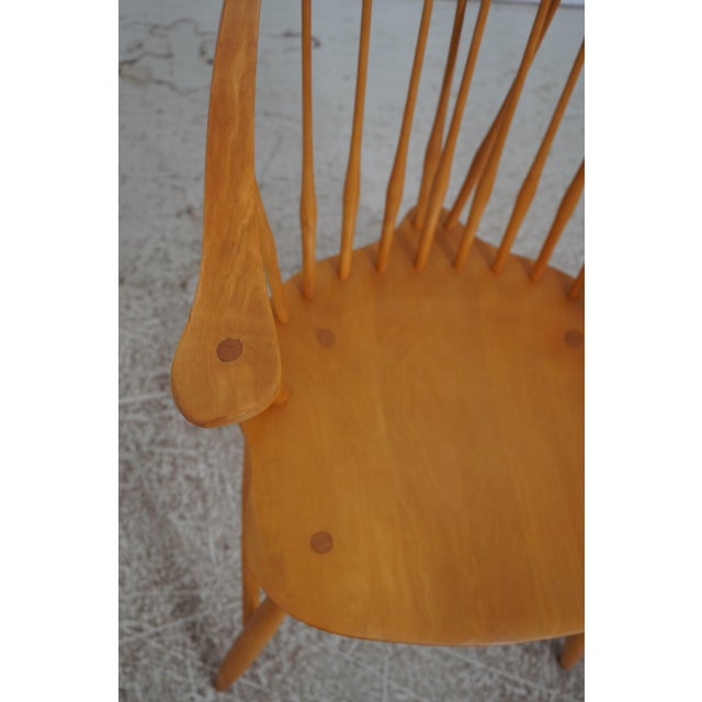 Brown Hale Pair of Continuous Arm Windsor Chairs For Sale - Image 8 of 18