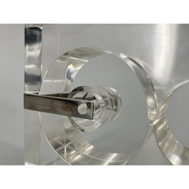 Acrylic Tape Dispenser by Serge Mansau for Fratelli Guzzini, France, 1970s For Sale - Image 6 of 10