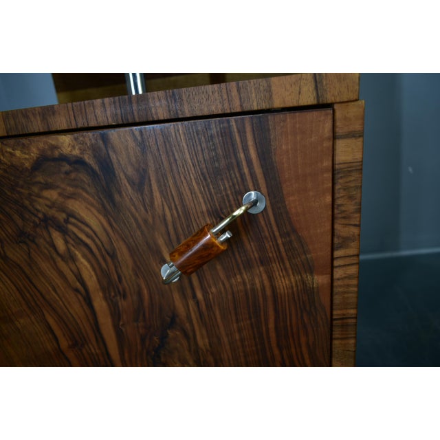 Art Deco Bedside Tables, Czechoslovakia, 1932s, Set of 2 For Sale - Image 6 of 18