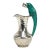 Late 20th Century Mid Century Los Castillos Silver on Copper Pitcher With Parrot Handle For Sale