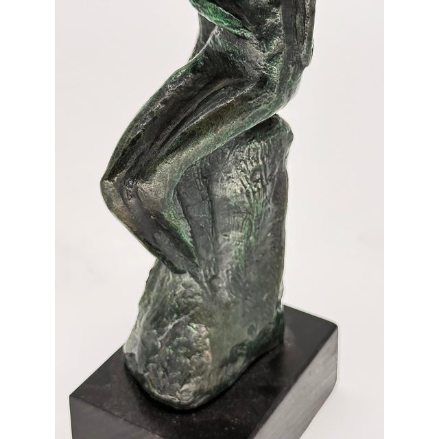 Gray Moshe Sternschuss Abstract Bronze Lovers Sculpture 183/200, Israel For Sale - Image 8 of 9