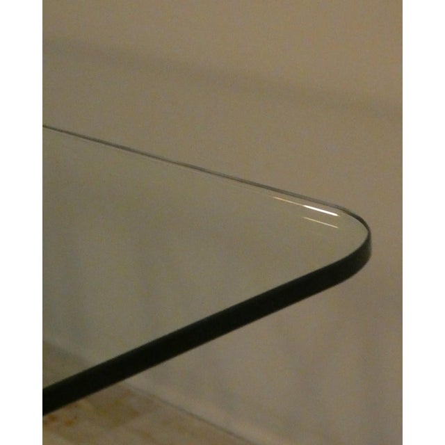 Black Lacquered Oak and Beech Table with Leather Bindings and Tempered Glass Top by Gasparucci Italo, Italy, 1970s For Sale - Image 17 of 18