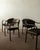 A vintage set of 4 thonet 235 f bentwood dining armchairs, designed by hartmut lohmeyer for thonet and produced in...