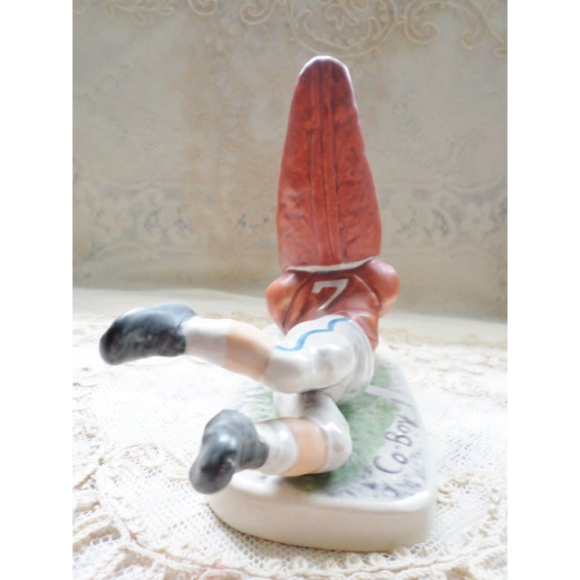 Vintage West German Goebel Co "Tommy" Boy Football Figurine For Sale - Image 4 of 6