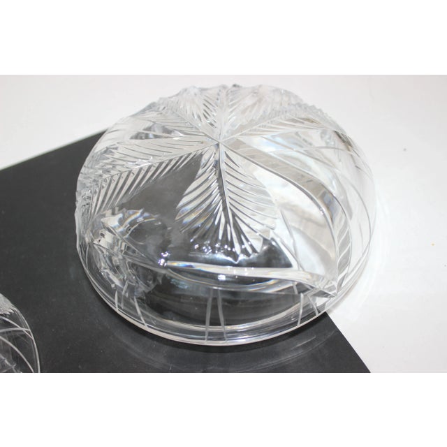 Transparent Cut Crystal Bonbonnier Box For Sale - Image 8 of 11