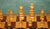 Vintage English Pattern Boxwood & Ebonised Chess Set, 1950, Set of 32 For Sale - Image 11 of 16