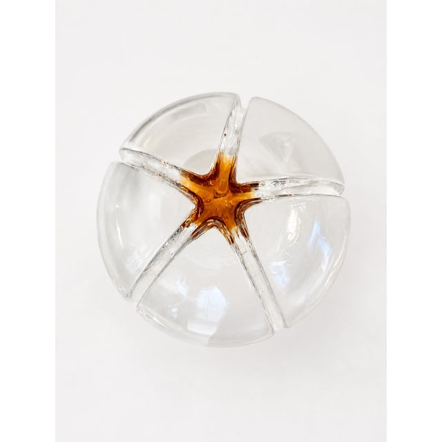 1970s Large Space Age Murano Glass Table Lamp by Toni Zuccheri for AV Mazzega, 1970s For Sale - Image 5 of 8