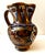 Vintage Italian Majolica Luster Griffin Pitcher, Hand-Painted Renaissance Revival For Sale In New York - Image 6 of 10