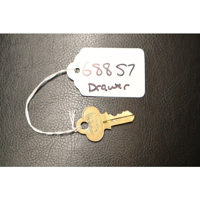 American Exceptional Antique Quarter Sawn Oak Roll Top Desk With Carved 'Reading Hardware Co." Crest Panel For Sale - Image 3 of 18