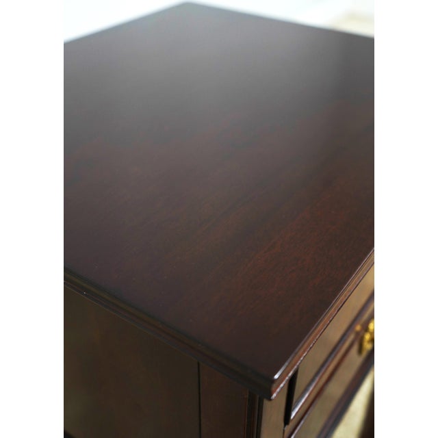 Wood Kittinger Mahogany 2 Drawer Nightstand For Sale - Image 7 of 16