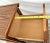 Brown Vintage Tiger Oak File Cabinet Four Drawers, Paneled Sides, Rare Letter Size For Sale - Image 8 of 12