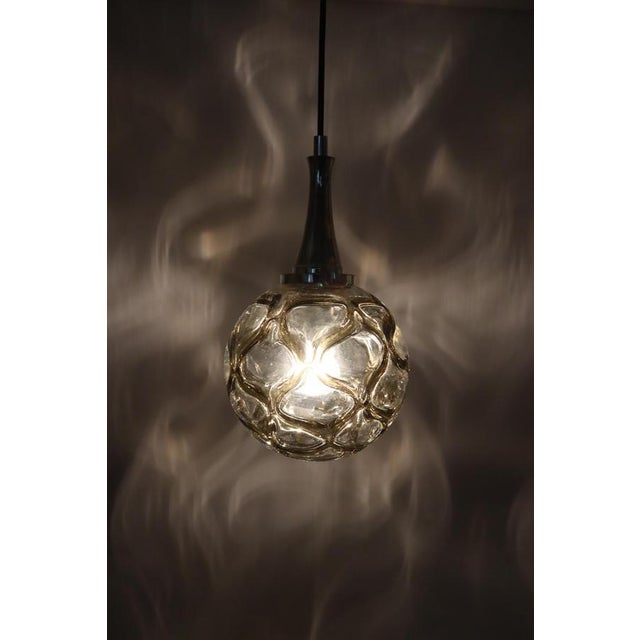 Glass Murano Glass Pendant Lamp from Doria Leuchten, Germany, 1960s For Sale - Image 7 of 14