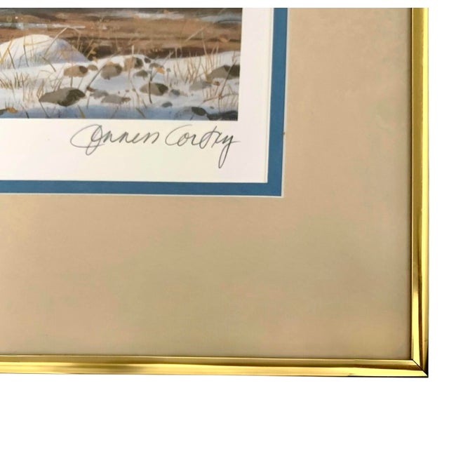 Late 20th Century Horse Racing Print Signed Jenness Cortez Equestrian Art Decor For Sale In Tulsa - Image 6 of 7