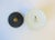 Charcoal Italian Porcelain Vanity Box by L'Objet, Dark Charcoal Grey and Gold, Italy For Sale - Image 8 of 8