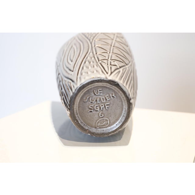 Ceramic Ceramic Vase by Mari Simmulson for Upsala-Ekeby For Sale - Image 7 of 9