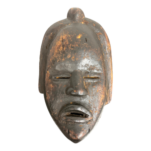 West African Dan Tribe Carved Wood Mask