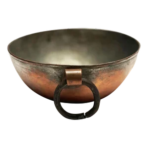 Antique Copper Steel and Iron Bowl