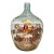 Hand Painted Antique Demi John Bottle From Normandy, France, ‘Pinot Noir’, Original Crate For Sale