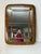 Large Art Deco Wall Mirror with Stained Glass Inserts, 1950 For Sale - Image 10 of 10