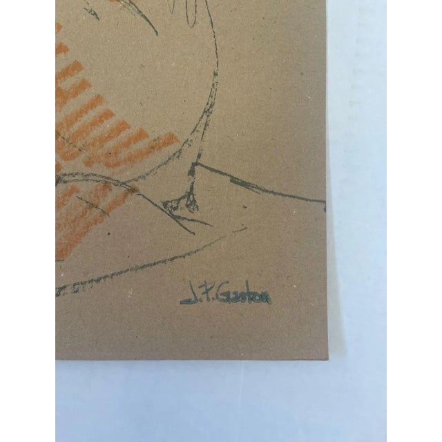 vintage-female-nude-portrait-double-sided-study-drawing-chairish