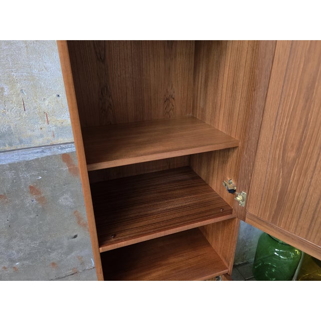 Danish Highboard in Teak attributed to Dyrlund, 1980s For Sale - Image 14 of 17