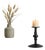 Zen Candlestick | Handcrafted Minimalist Metal Candle Holder for Serene Decor For Sale