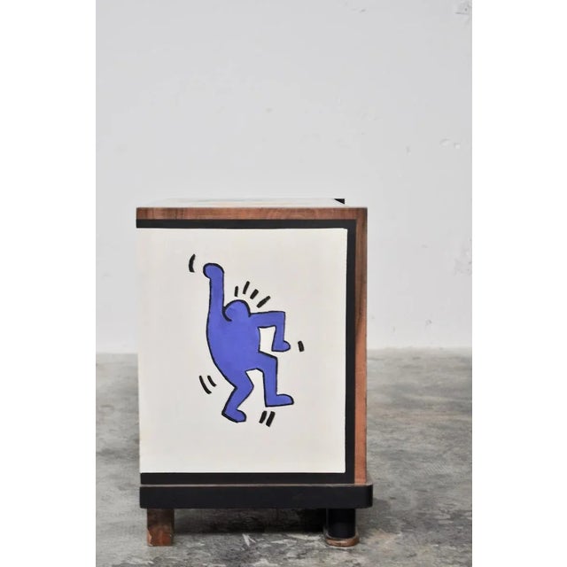 Italian Walnut Dressers, 1980s, Set of 2 For Sale - Image 13 of 15