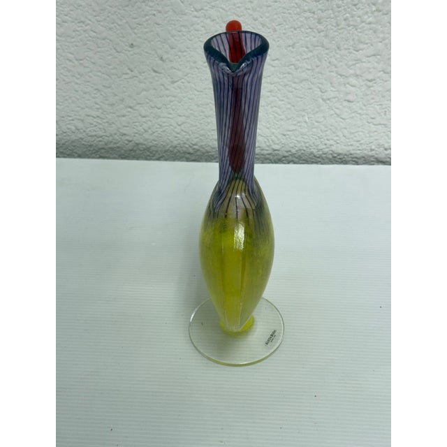 Postmodern Kjell Engman for Kosta Boda Bon Bon Jug Pitcher For Sale - Image 3 of 12