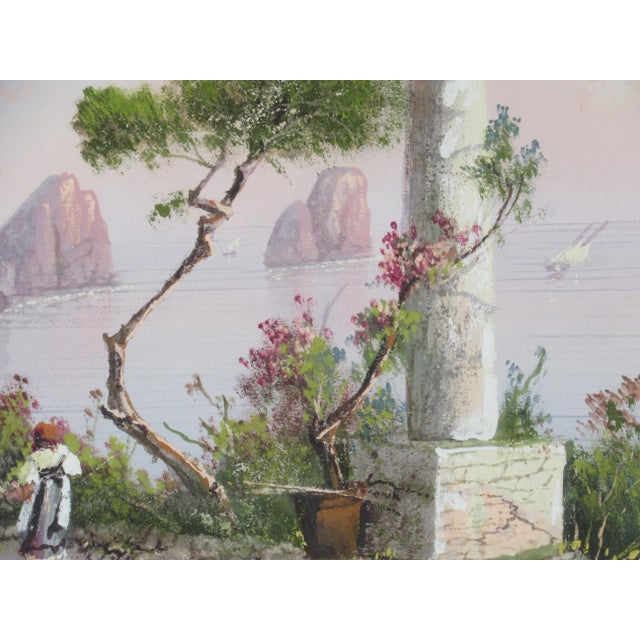 Impressionist Maria Ada Gianni, View of the Bay of Naples For Sale - Image 3 of 7