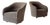 1970s Tight Back Lounge Chairs Attributed to Ward Bennett for Brickel Associates in Mohair For Sale