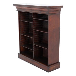 Georgian Open Bookcase in Oak, 1800 For Sale