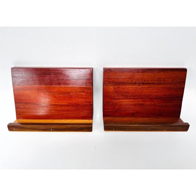 Pair of Handmade Mid Century Wooden Display Easels / Display Stands For Sale - Image 4 of 14