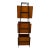 In the Style of Jacques Adnet - Diminutive Bookcase / Magazine Holder For Sale
