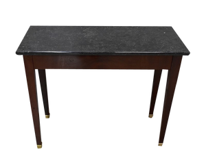 Small Early 19th Century Directoire Mahogany and Veneer Console Table