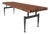Italian Teak Slatted Bench, 1960s For Sale