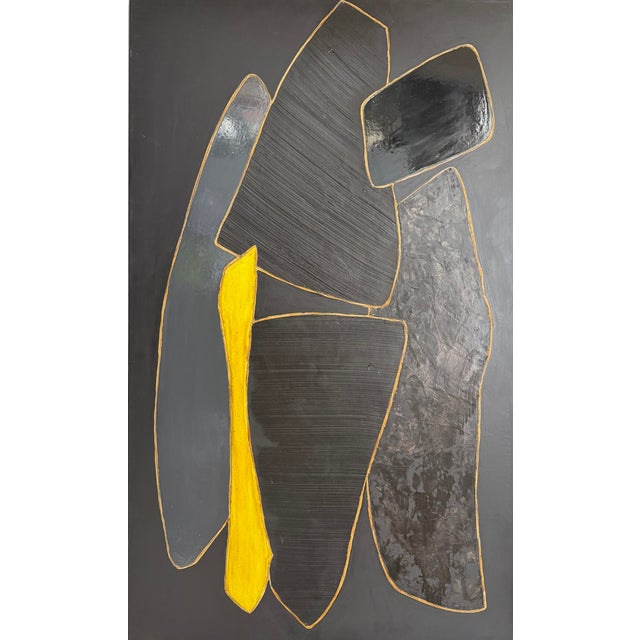 Black Kardesch, Equilibre Noir 2526, Oil For Sale - Image 8 of 8