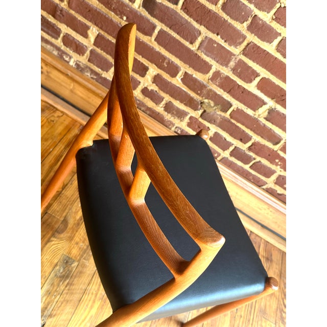 Brown Niels Moller Model 79 Mid Century Danish Modern Teak Dining Chair For Sale - Image 8 of 10
