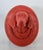 Art Deco Vintage Wooden Hand-Carved Decorative Dog Head in the Middle of the 20th Century For Sale - Image 3 of 5