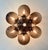 Glass 21st Century Blossom Satin Nickel Smoky Globe Flush Mount by Fabio LTD For Sale - Image 7 of 7